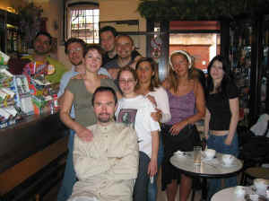 Group in Bar Michelangelo (P.K.)